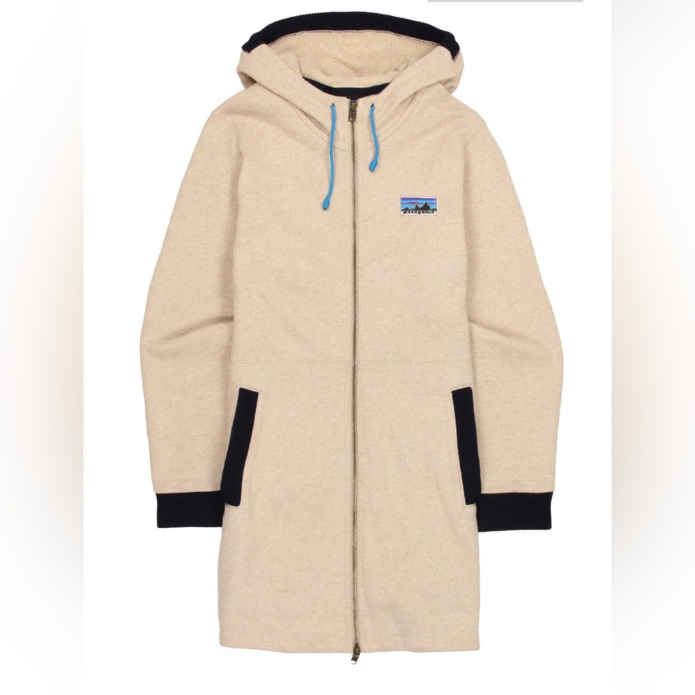 Patagonia Limited Edition 40th Anniversary Woolie Fleece Hooded Parka Sz L